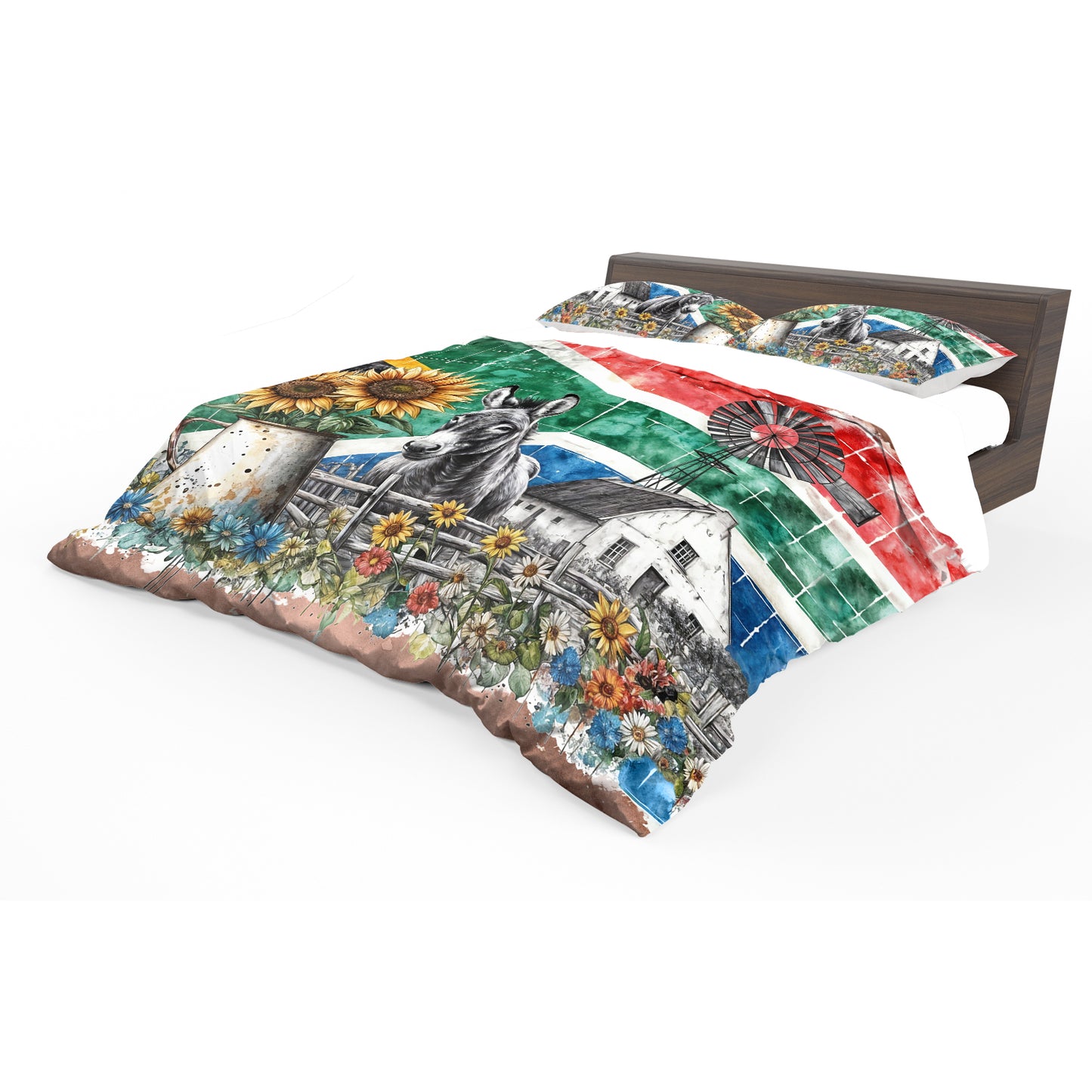 South African Donkey Duvet Cover Set