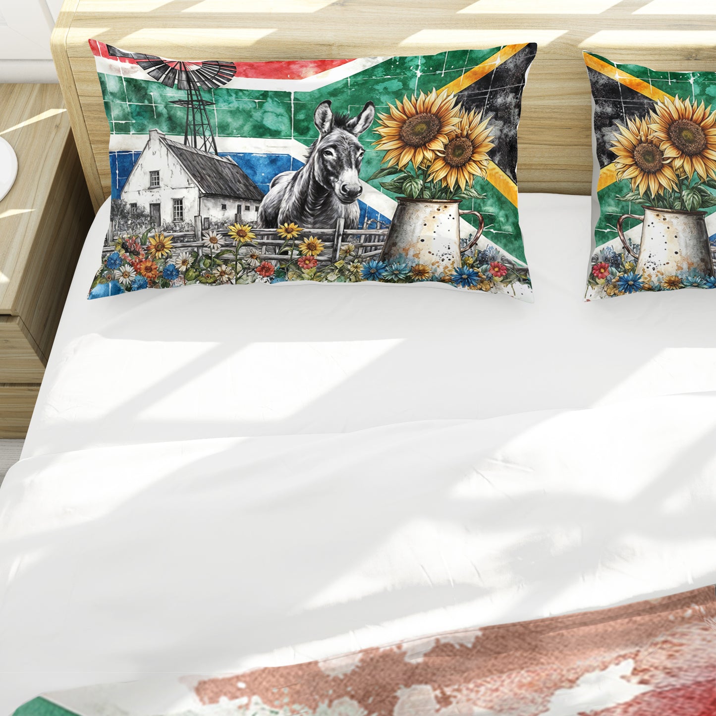 South African Donkey Duvet Cover Set