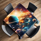 Blue Planet in Space Square Tablecloth