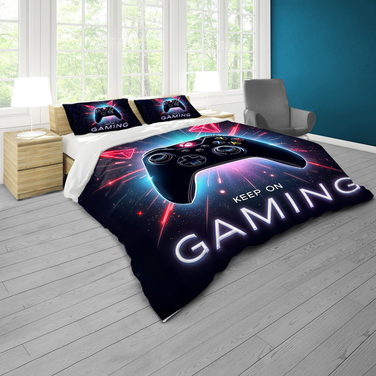 Space Gaming Duvet Cover Set
