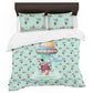 Spaceship Cow Kids Duvet Cover Set