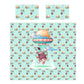 Spaceship Cow Kids Duvet Cover Set