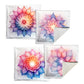 Spatial Bohemian Mandala Luxury Scatter Covers (Set of 4)