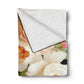Special Bouquet Light Weight Fleece Blanket