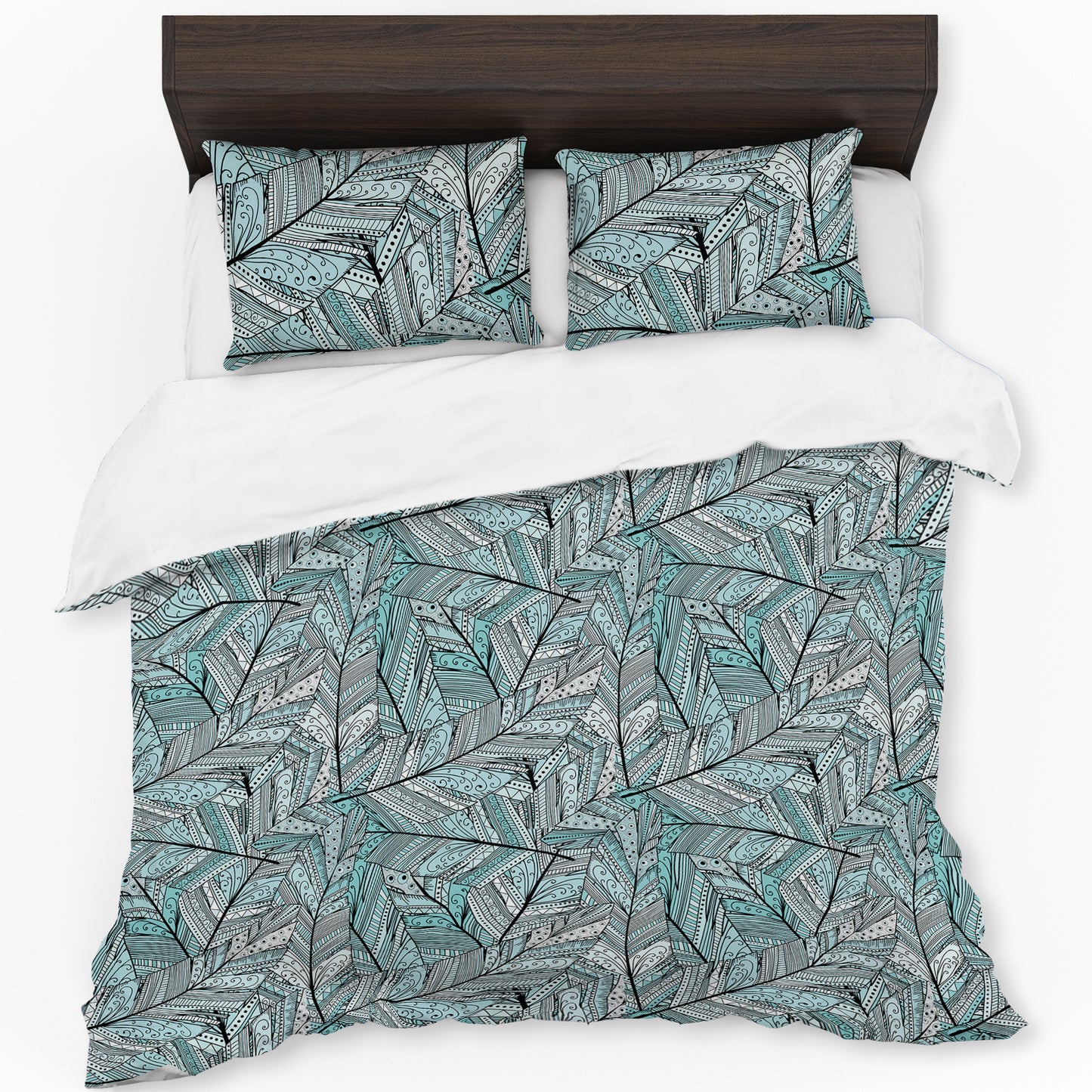Spectrum of Leaves Duvet Cover Set