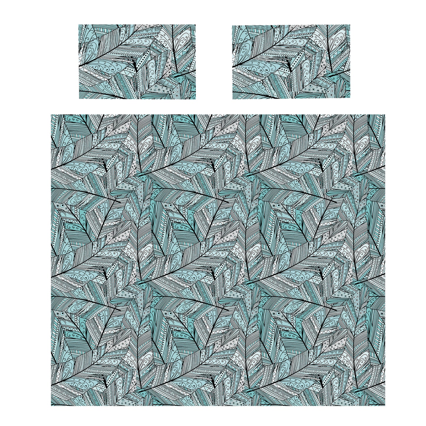 Spectrum of Leaves Duvet Cover Set