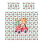 Speeding Giraffe Kids Duvet Cover Set
