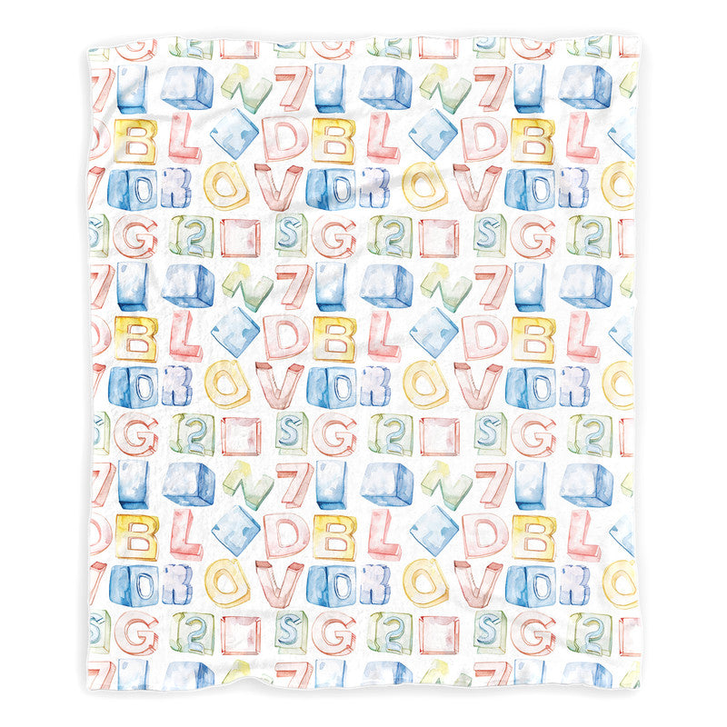 Spell It Minky Blanket