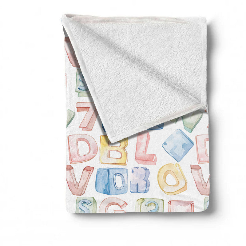 Spell It Minky Blanket