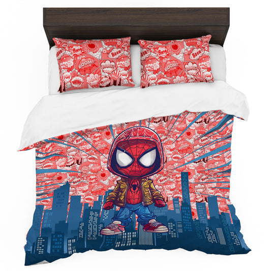 Spider Punk Kids Duvet Cover Set
