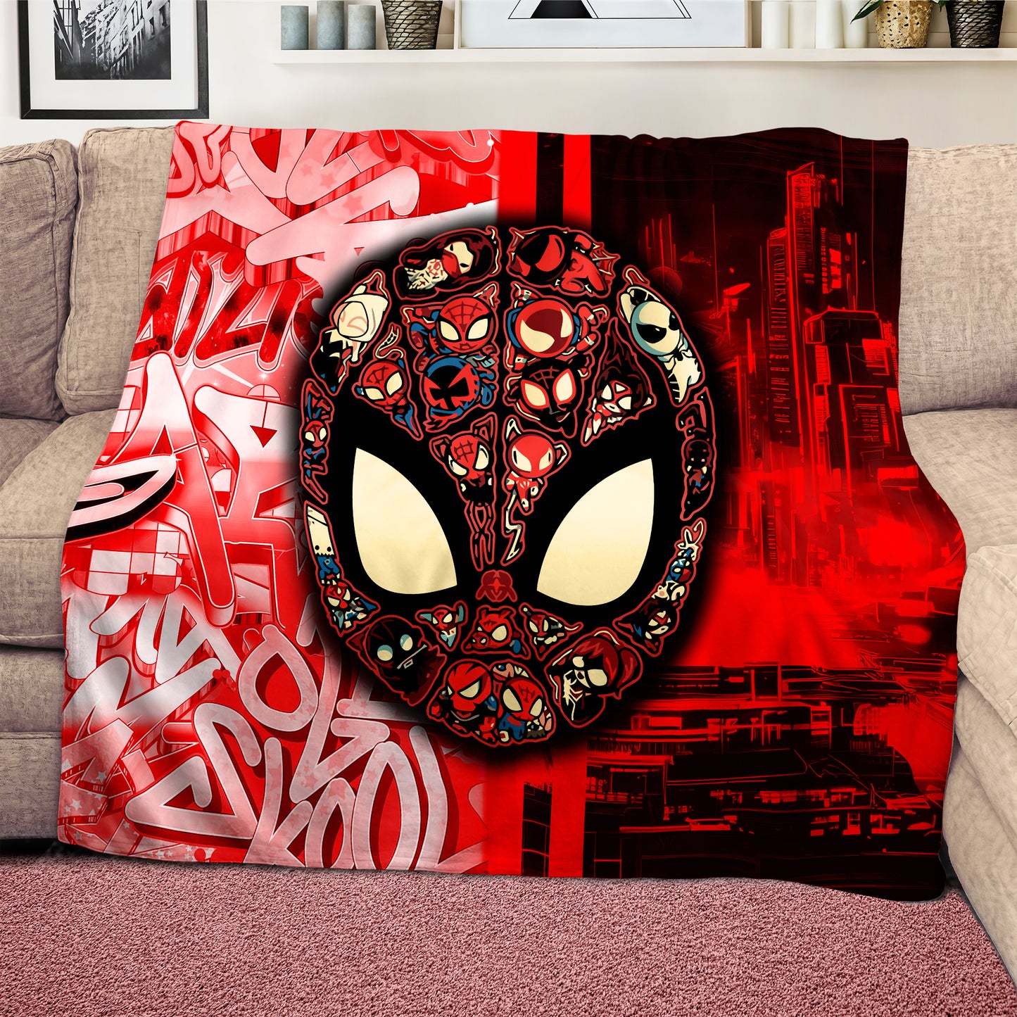 Spiderman Revolution Light Weight Fleece Blanket