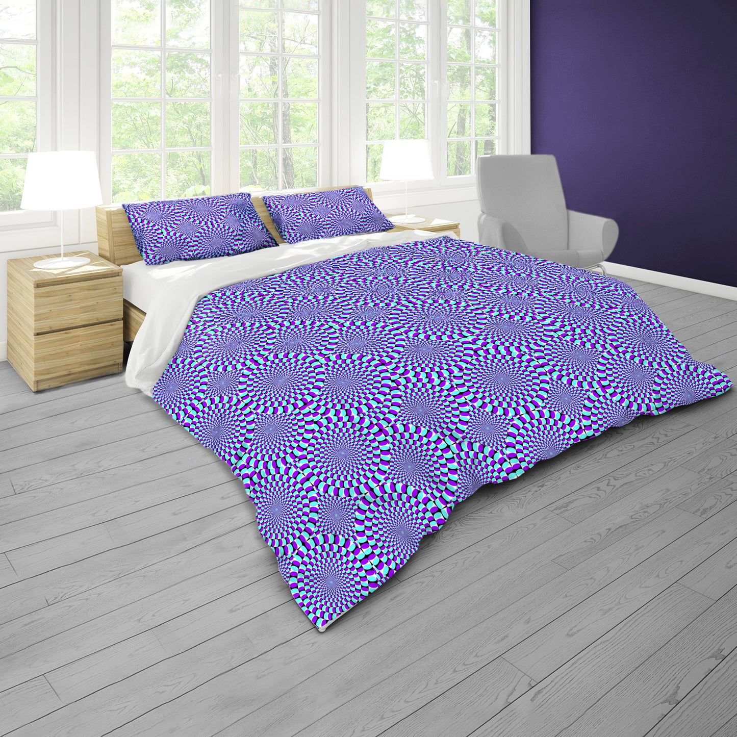 Shimmering  Flow Duvet Cover Set
