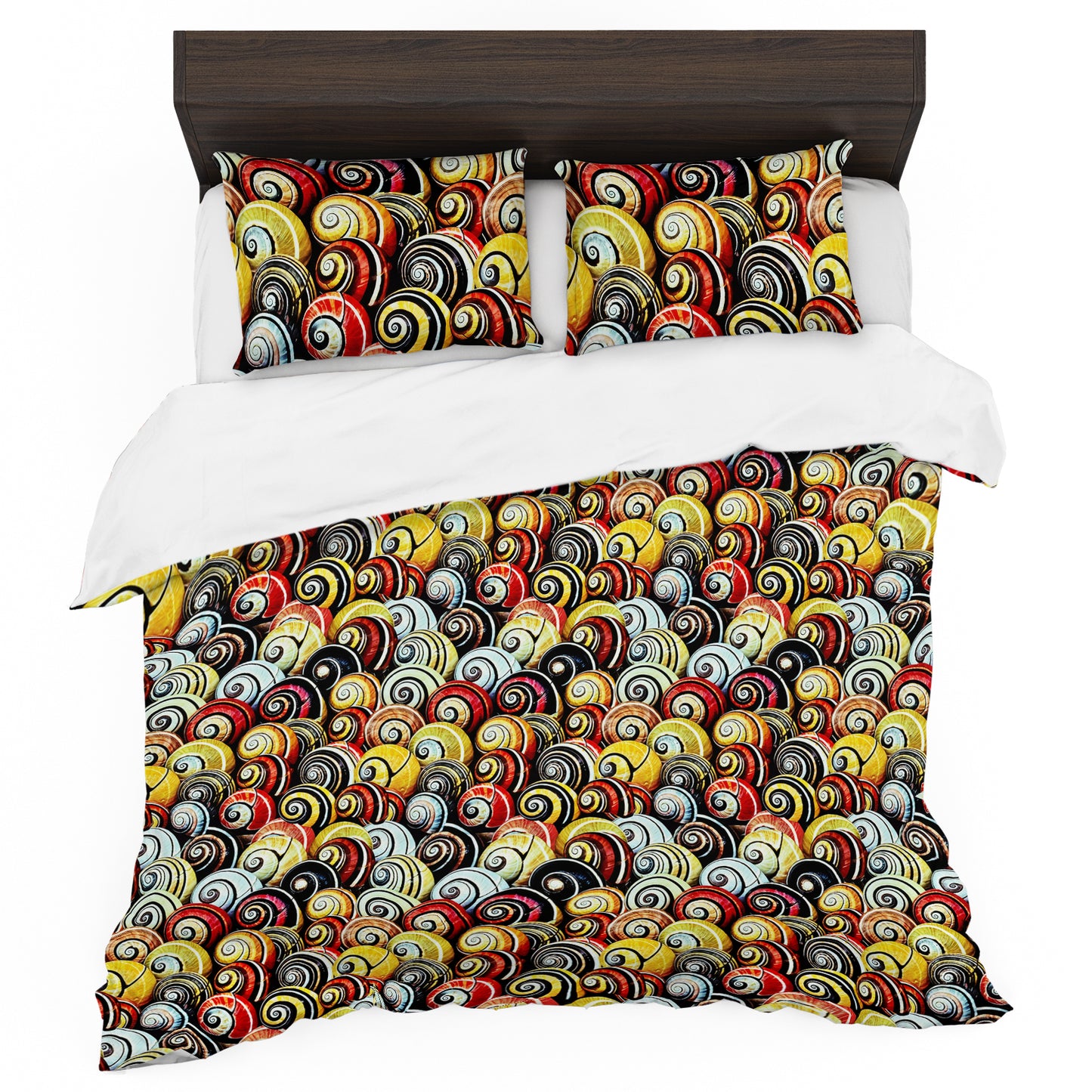 Spiral Shell Shoreline Duvet Cover Set