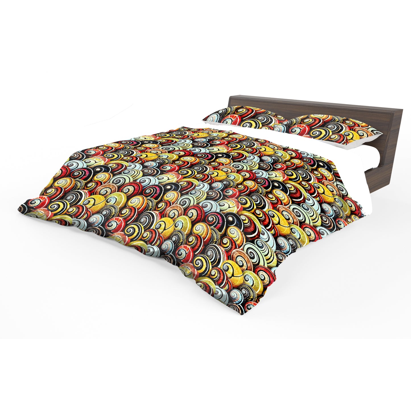 Spiral Shell Shoreline Duvet Cover Set