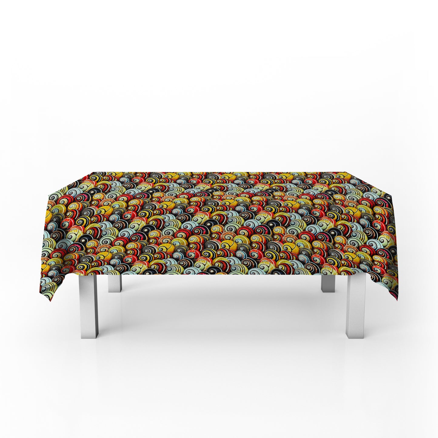 Spiral Shell Shoreline Rectangle Tablecloth