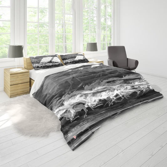 Spirits of the Stampede  Duvet Cover Set By Fifo
