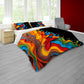 Splash on Black Duvet Cover Set