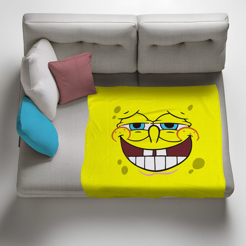 SpongeBob Light Weight Fleece Blanket