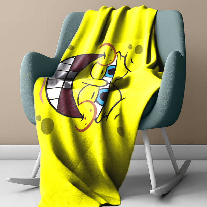SpongeBob Light Weight Fleece Blanket