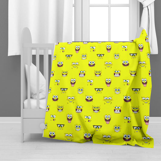 SpongeBob Smiley Minky Blanket