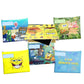 Sponge Bob Subject Savvy Book Bags Set Of 6