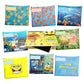 Sponge Bob Subject Savvy Book Bags Set Of 9