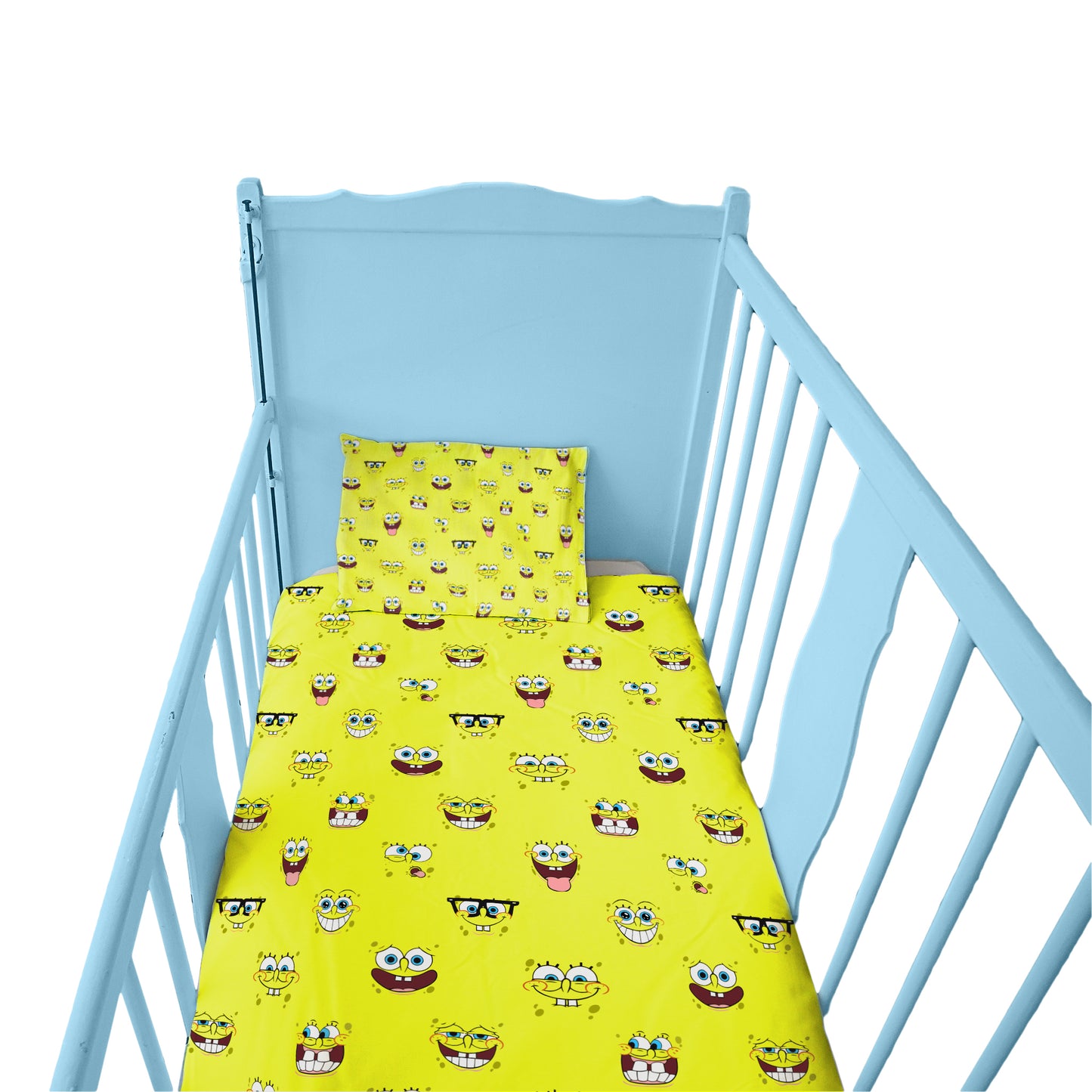 Sponge Bob Smiley Cot Set