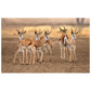 Springbok Gathering By Fanie Heymans Rectangle Tablecloth