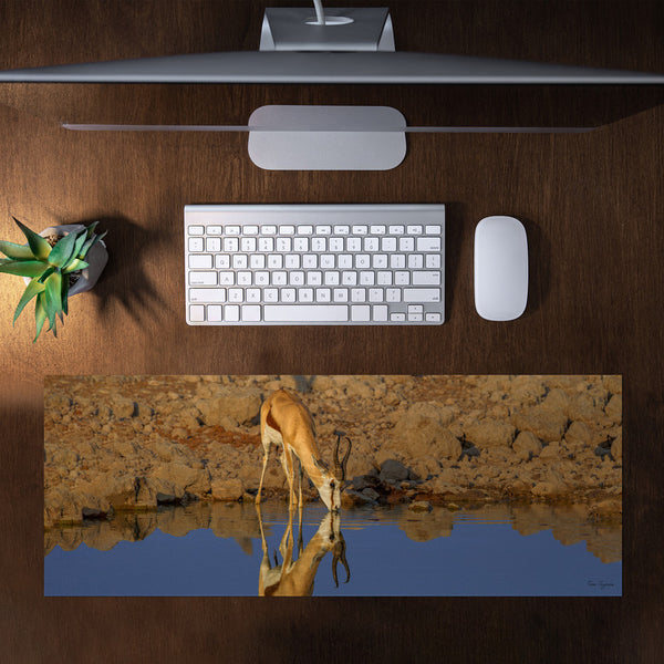 Springbok Reflection Desk Pad by Fanie Heymans – Print with Passion Decor