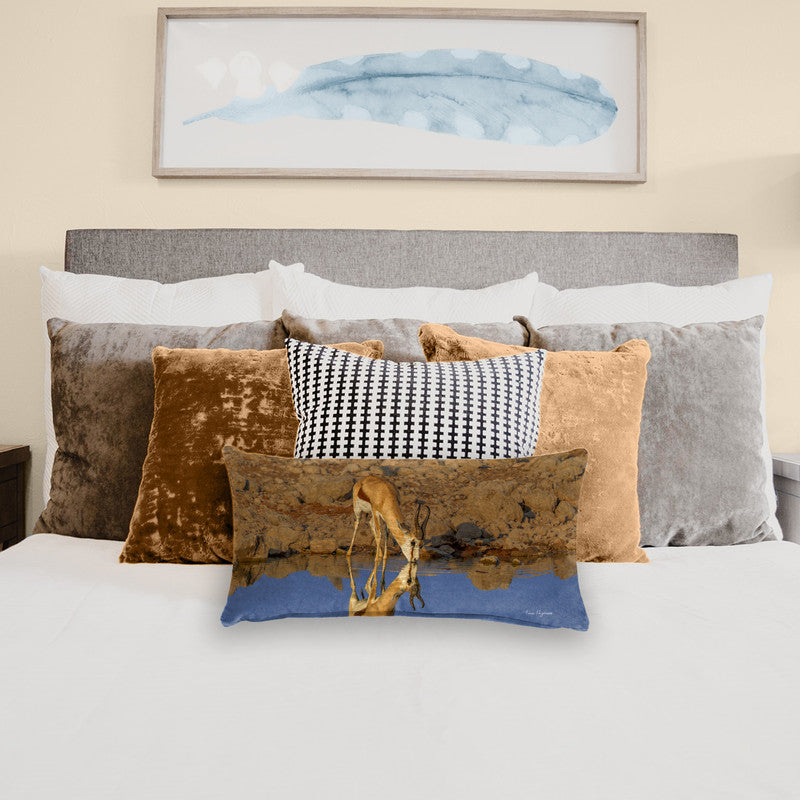Springbok Reflection Oblong Luxury Scatter by Fanie Heymans