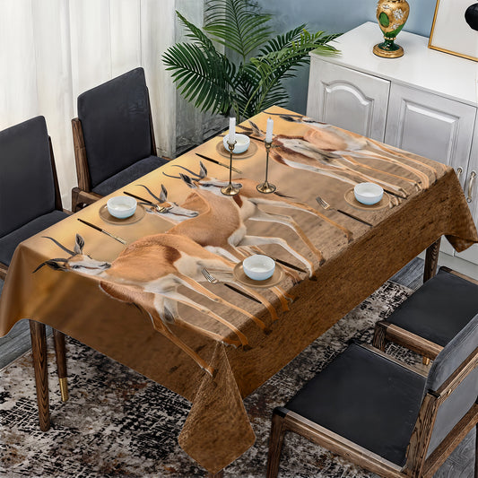 Springbok Gathering By Fanie Heymans Rectangle Tablecloth
