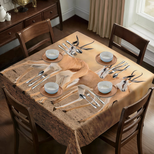 Springbok Gathering Square Tablecloth By Fanie Heymans