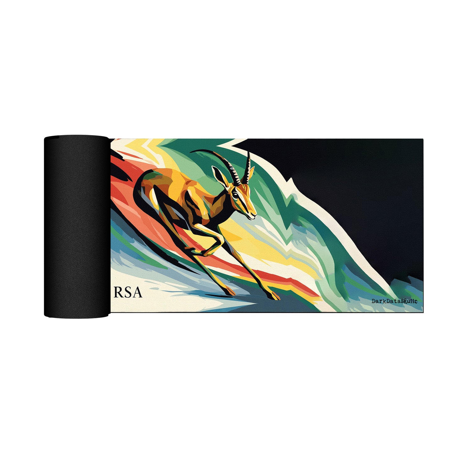 Neon Nexus Desk Pad by Wikus Schalkwyk