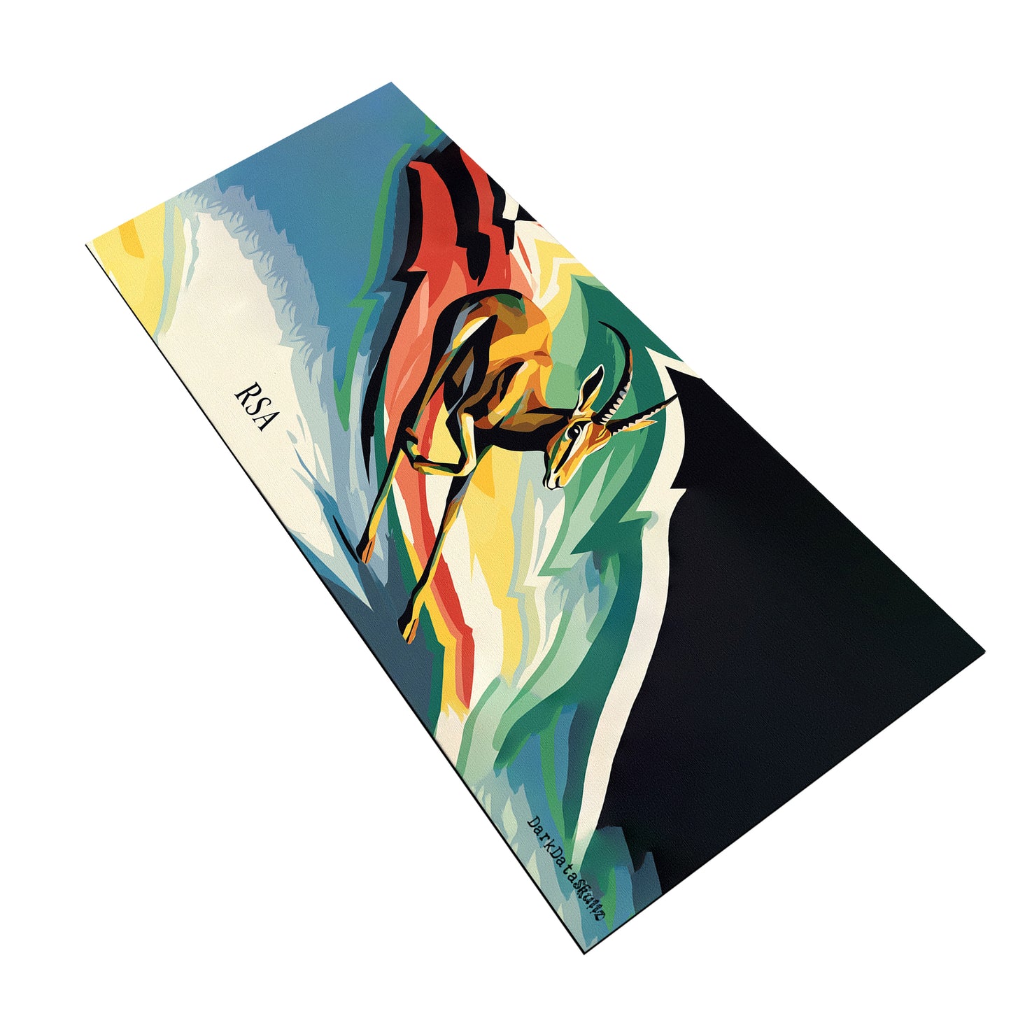 Neon Nexus Desk Pad by Wikus Schalkwyk