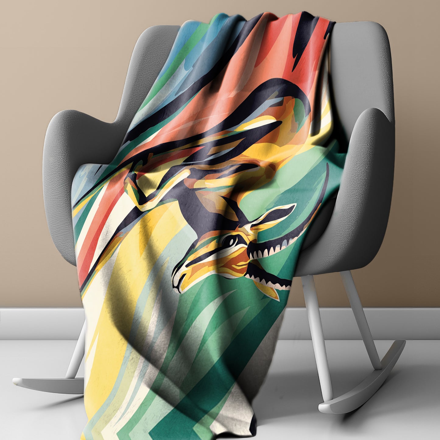 Springbok Grace Light Weight Fleece Blanket by Wikus Schalkwyk