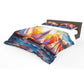 Stained Glass Ocean Duvet Cover Set by Wikus Schalkwyk