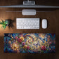 Stained Glass Garden Desk Pad