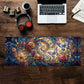 Stained Glass Garden Desk Pad