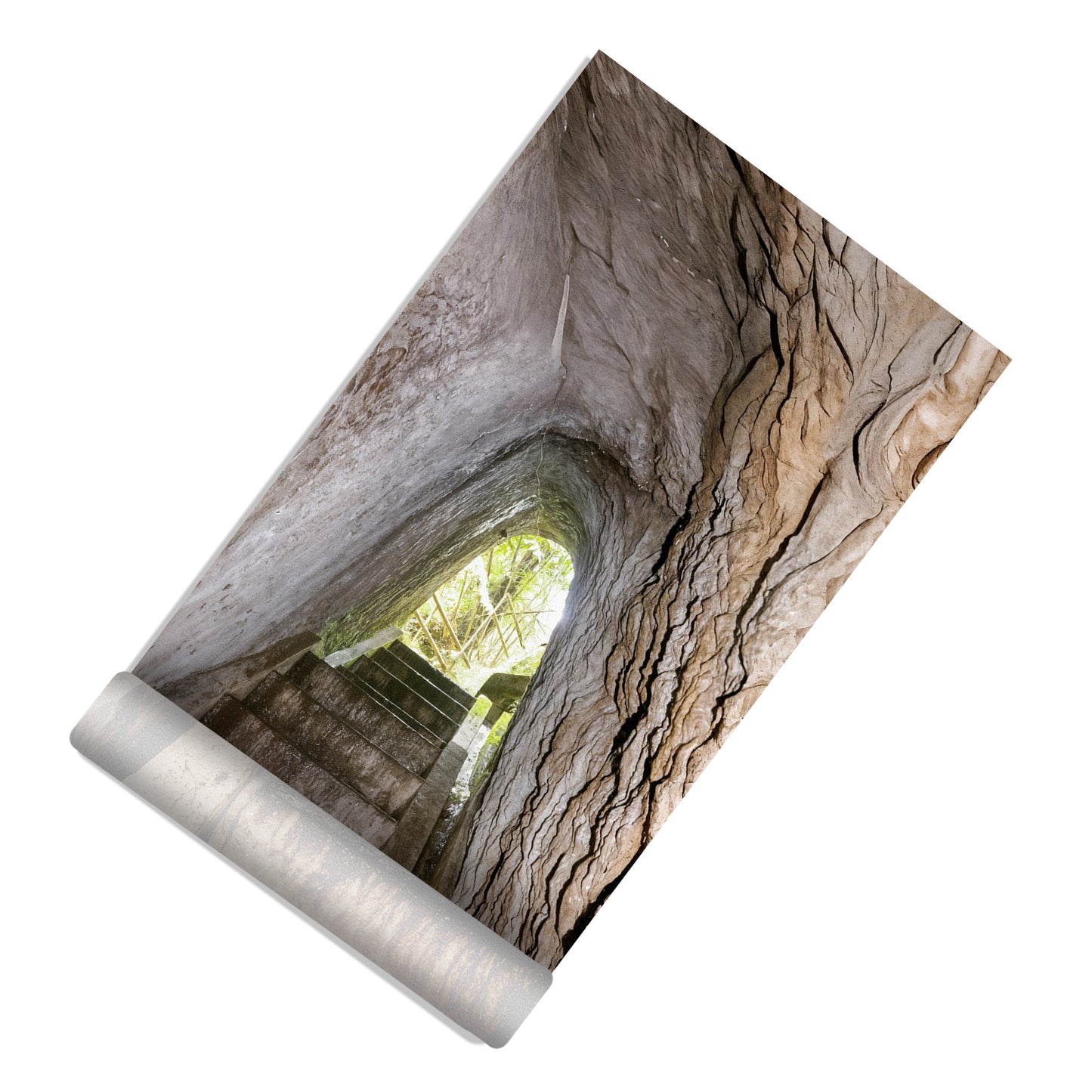 Stairway To The Grotto Door Decoupage