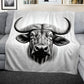 Stalwart Spirit Buffalo Light Weight Fleece Blanket by Nathan Pieterse