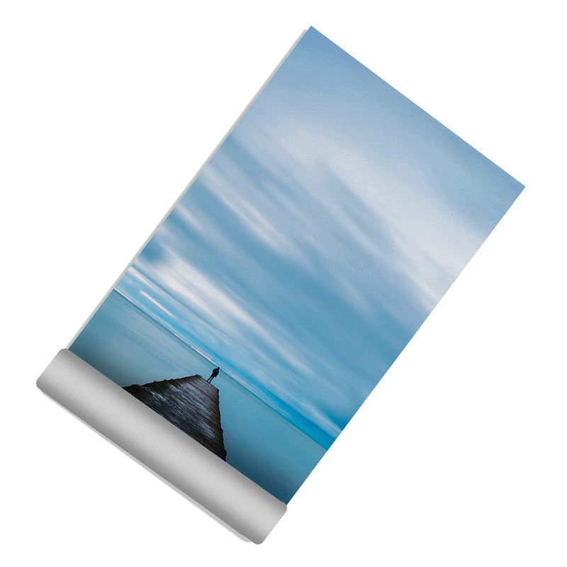 Standing on a Dock Door Decoupage