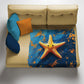 Star Fish Light Weight Fleece Blanket by Wikus Schalkwyk