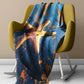 Star Fish Light Weight Fleece Blanket by Wikus Schalkwyk