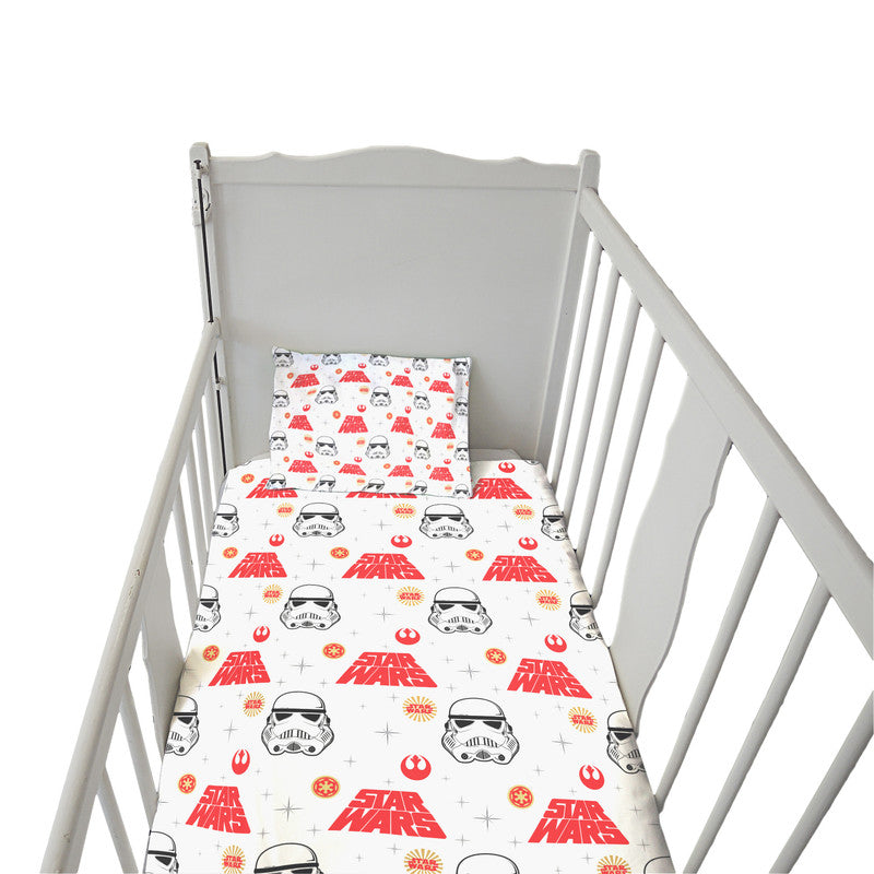 Star Wars Little Trooper White Cot Set