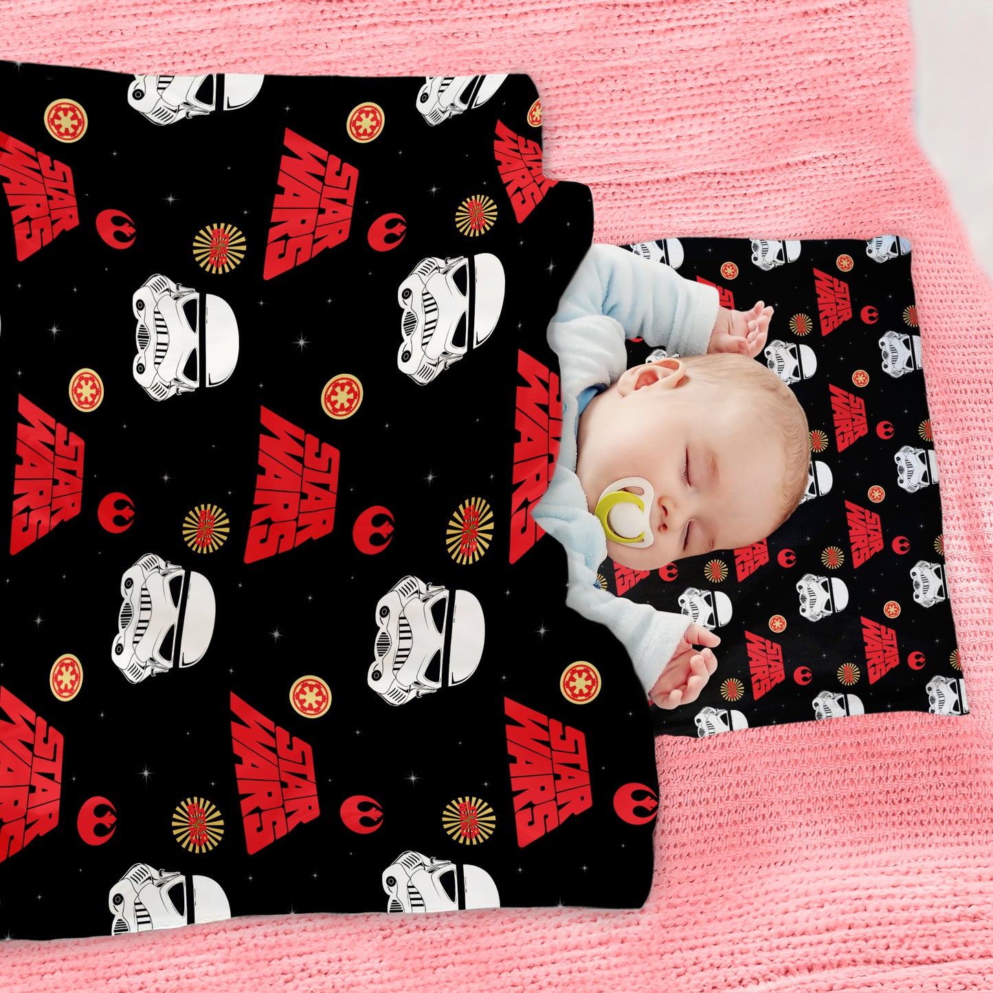 Star Wars Little Trooper Black Cot Set