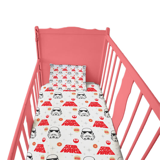 Star Wars Little Trooper White Cot Set