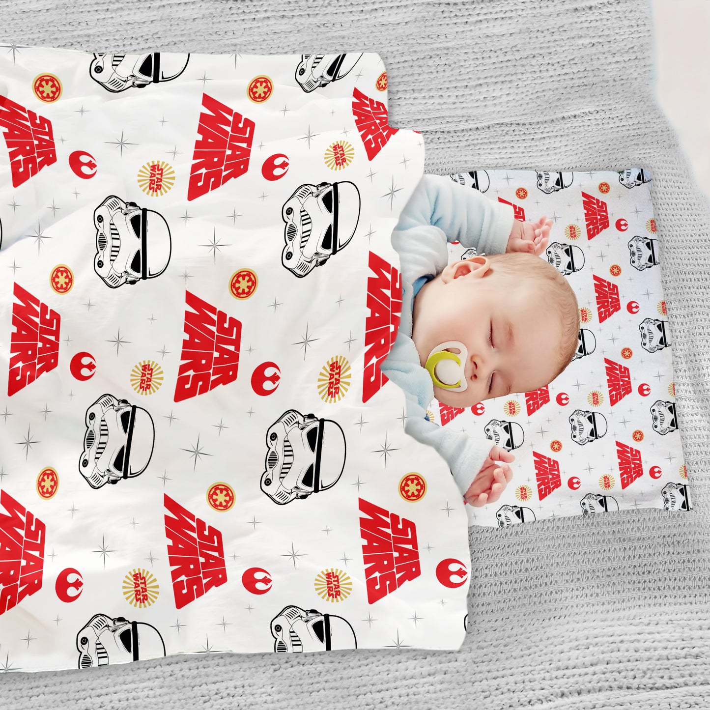 Star Wars Little Trooper White Cot Set