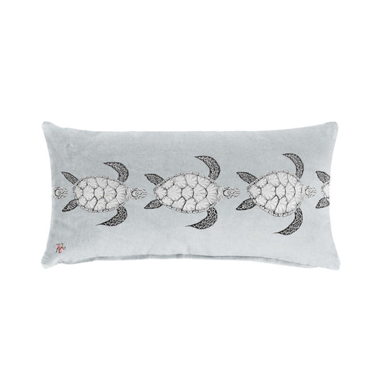 Starfish View on Grey Oblong Luxury Scatter by Fifo
