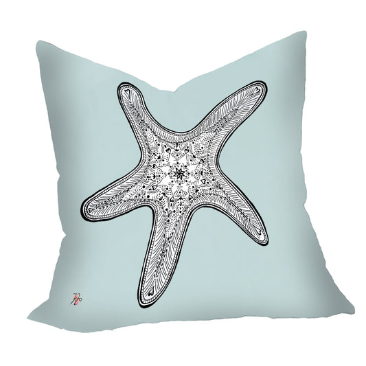 Starfish On Sea-Green Scatter Luxury Scatter by Fifo