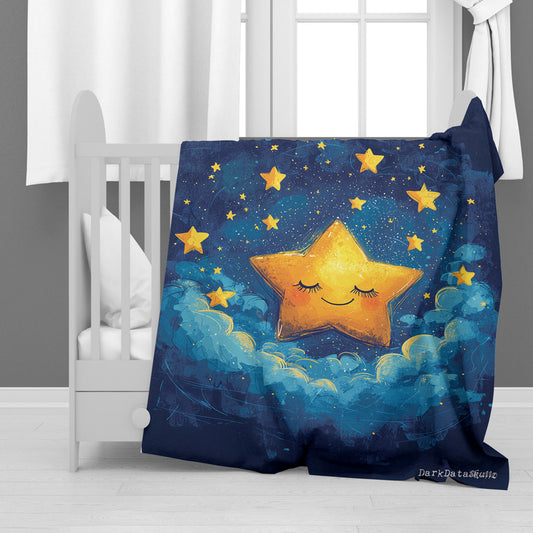 Starry Night Minky Blanket by Wikus Schalkwyk